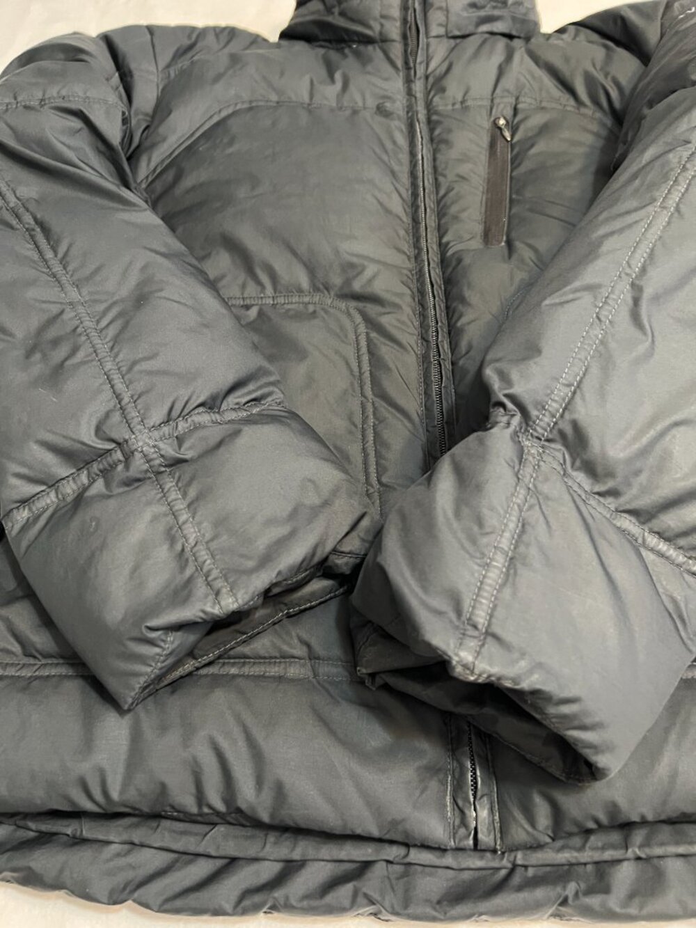 Columbia Women’s Down Puffer Jacket Black Medium Winter Coat Full Zip - Picture 3 of 8